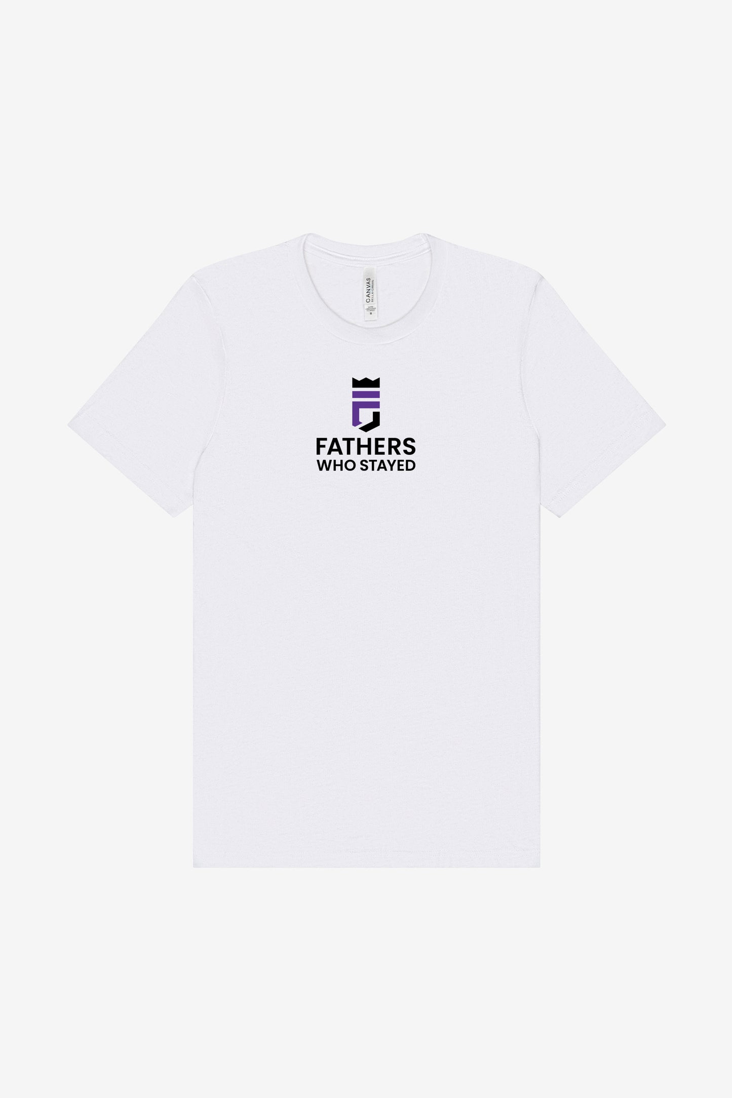 FATHERS WHO STAYED CENTER LOGO TEE