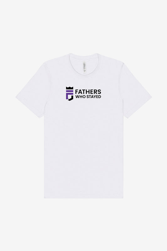 FATHERS WHO STAYED LOGO TEE
